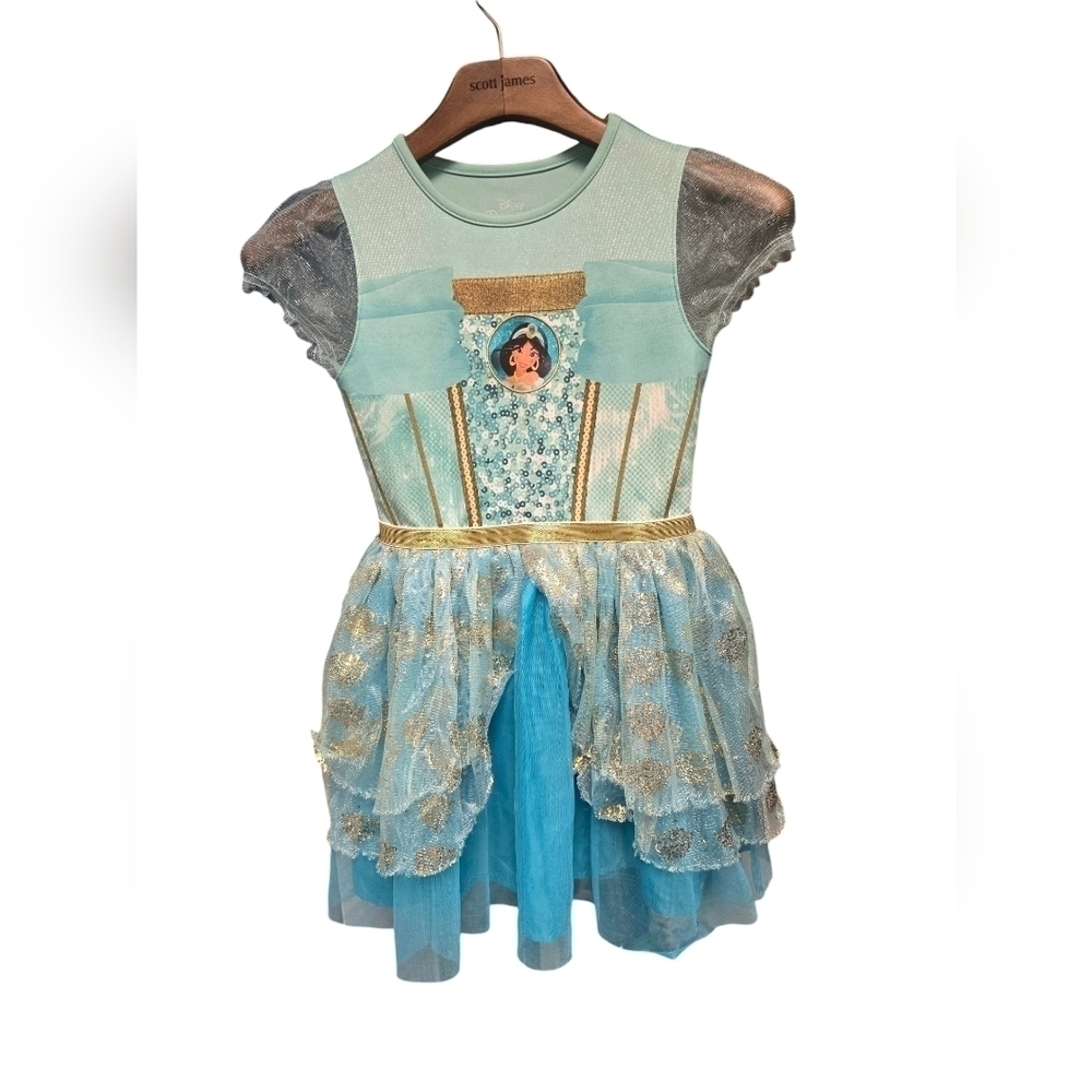 Disney Aladdin's Princess Jasmine Exclusive Girls' Cosplay Tutu Dress Sz 7/8